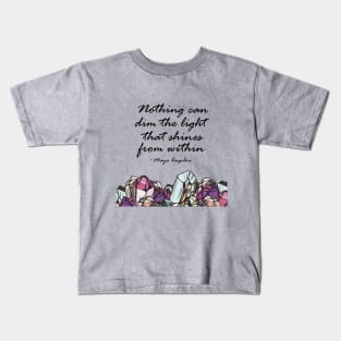 Never Dim My Light - Crystals Kids T-Shirt